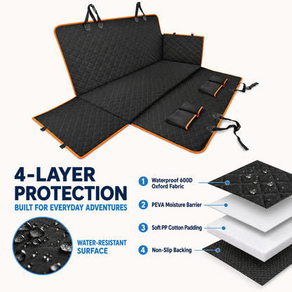 Cuubby™ Waterproof Dog Car Seat Cover — Protects Your Interior Every Ride