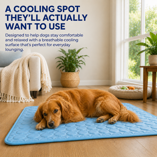 CoolRest™ I Ice-Silk Dog Cooling Mat