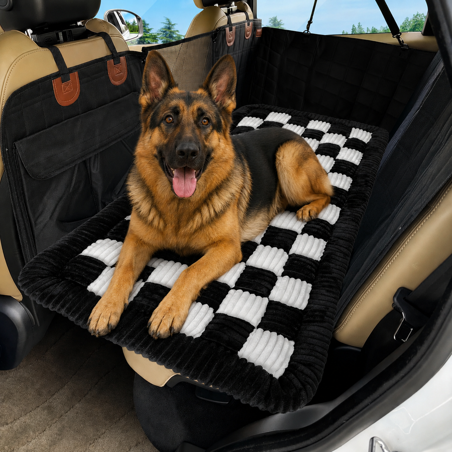 Cuubby RideNest Plush Car Bed for dogs