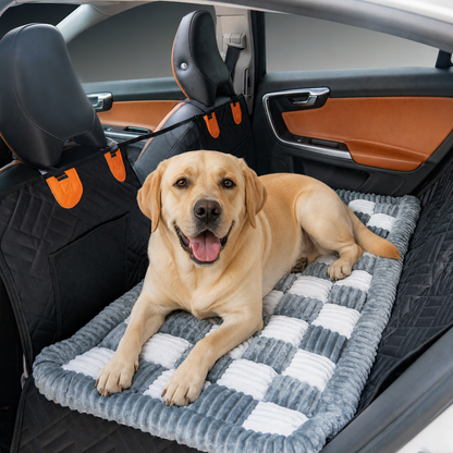 RideNest™ Plush Dog Car Bed — The Cosiest Seat in the Car